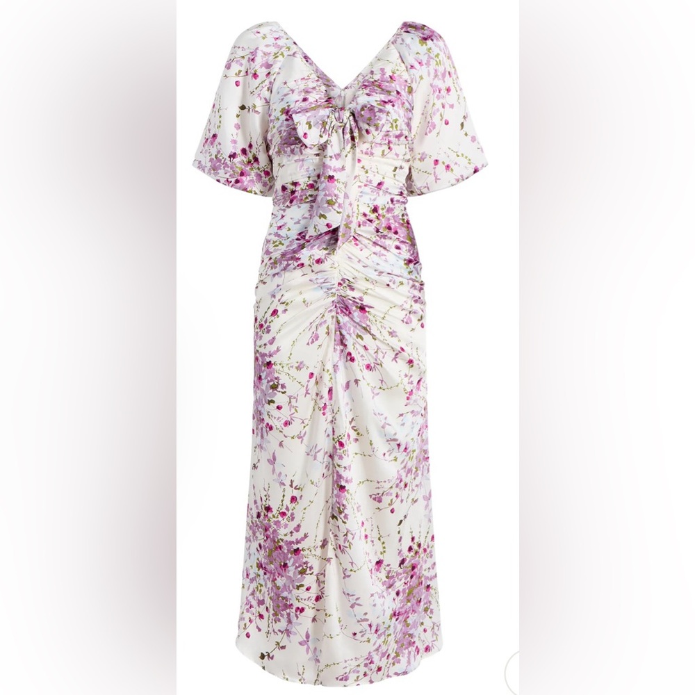 NWT Cinq à Sept Midsummer Bloom Brenton Dress Size 6 - Picture 4 of 9